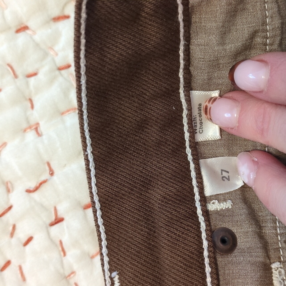 Reformation Cowboy High Rise Straight Jeans - Chocolate 27 - Picture 9 of 11